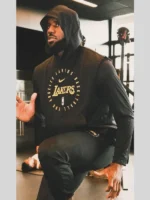 Lebron James Los Angeles Lakers Sleeveless Hoodie