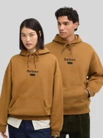 Levi's x Barbour Graphic Hoodie Brown