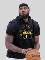 Los Angeles Lakers Nike Spotlight Sleeveless Hoodie Black