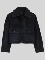 Madewell Blue Suede Jacket