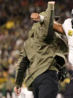 Matt LaFleur Packers Nike 2025 Salute To Service Bomber Jacket