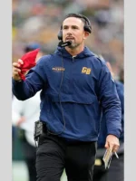 Matt LaFleur Packers Sideline Anorak Half-Zip Hoodie Jacket