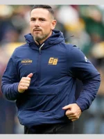 Matt LaFleur Packers Sideline Anorak Hoodie Jacket