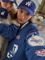 Maude Apatow 2025 World Series LA Dodgers Jacket
