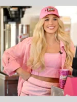Megan Moroney Raising Cane’s Pink Jacket