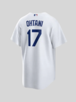 Men s Los Angeles Dodgers Shohei Ohtani Nike White 2025 World Series Home Replica Player Jersey