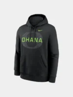 Men's Nike Black Oregon Ducks Ohana Club Fleece Hoodie