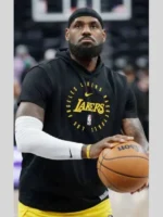 Nike NBA Los Angeles Lakers Spotlight Dri-FIT Sleeveless Hoodie Black