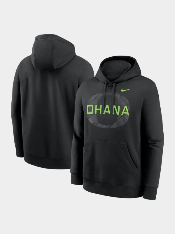 Nike Oregon Ducks Ohana Hoodie Black Nike Oregon Ducks Ohana Hoodie Black