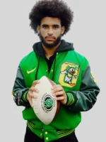 Nike Oregon Grateful Ducks Varsity Jacket Green