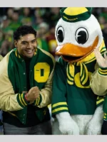 Oregon ducks letterman jacket 2025 mens