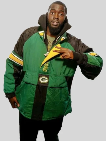 Packers Sheck Wes Jacket Green & Black