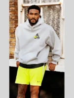 Palace Nike Tri Swoosh Grey Hoodie