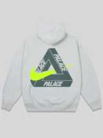 Palace Nike Tri Swoosh Hoodie Grey