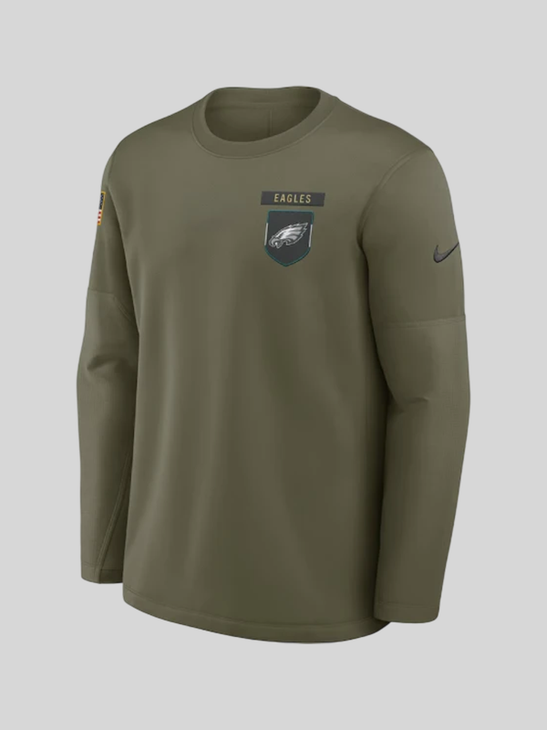 Philadelphia Eagles 2025 Salute to Service Long Sleeve Shirt Philadelphia Eagles 2025 Salute to Service Long Sleeve Shirt