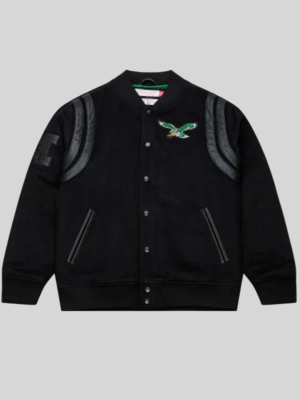 Philadelphia Eagles Walk the Tunnel Varsity Jacket Philadelphia Eagles Walk the Tunnel Varsity Jacket