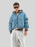 Scuffers Denim Work Jacket Blue