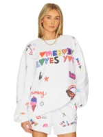 Somebody Loves You Crewneck White