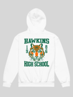 Stranger Things Hawkins High White Hoodie