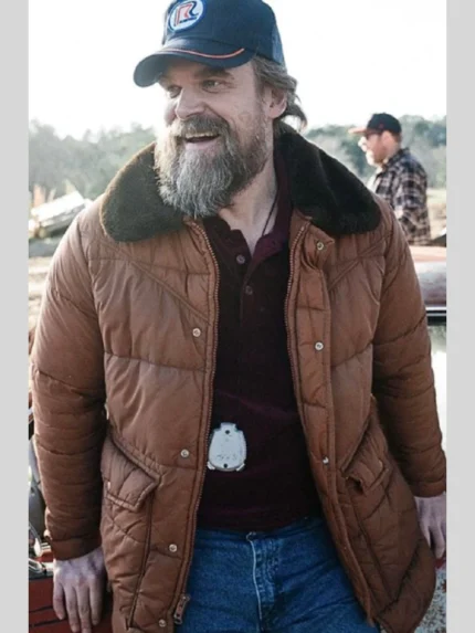 Stranger Things S05 David Harbour Puffer Jacket