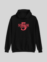 Stranger Things S05 One Last Adventure Black Hoodie