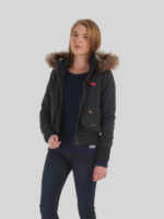 Superdry Study Duffle With Faux Fur Trim Jacket