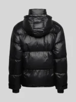 Svea Black Hooded Down Puffer Jacket