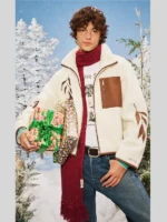 Taylor Swift Life is a Willow Zip Up Sherpa Jacket Cream