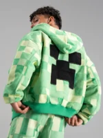 Very Cool x Minecraft Creeper Jacket Green