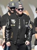 dodgers nike black world series jacket