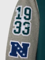 2025 Philadelphia Eagles OVO Varsity Jacket Green