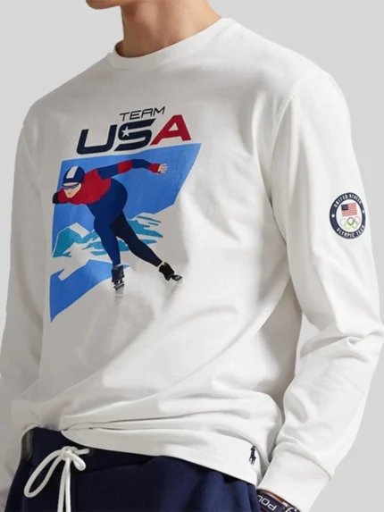 2026 Winter Olympics Polo Team USA Graphic T-Shirt