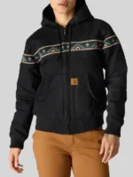 50th Anniversary Vintage 90s Carhartt Aztec Black Jacket