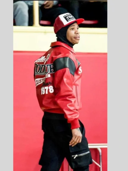 A Boogie Wit Da Hoodie Pelle Pelle Red Jacket