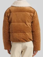 A Merry Little Ex-Mas Emily Hall Corduroy Jacket Brown