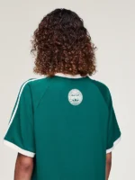 Adidas x Oasis Tour 3-Stripes T-Shirt Green