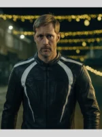 Alexander Skarsgard Black Leather Jacket