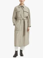 Brunello Cucinelli belted trench coat