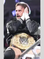CM Punk Larrys Dad Varsity Jacket Black