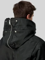 Carhartt Hooded Oltera Black Bomber Jacket