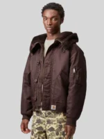 Carhartt Hooded Oltera Brown Jacket