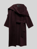 Champagne Problems 2025 Minka Kelly Wool Scarf Coat
