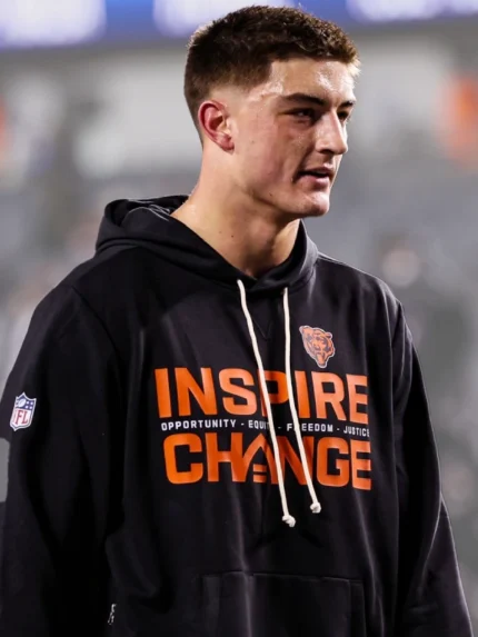 Chicago Bears Inspire Change 2025 black Hoodie