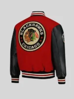 Chicago Blackhawks Winter Classic Varsity Red Jacket