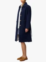 Claudie Pierlot belted midi trench coat