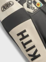 Disney x Kith Pixar Dejan Leather Jacket Black Cream