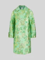 Emily In Paris S05 Emily Cooper Mint Green Floral Coat
