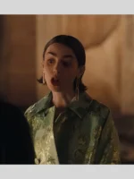 Emily In Paris S05 Lily Collins Floral Coat