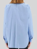 Emily In Paris Season 05 Lily Collins Blue Shirt