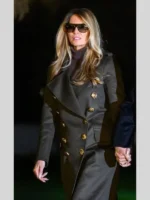 First Lady Melania Trump White House Double-Breasted Coat